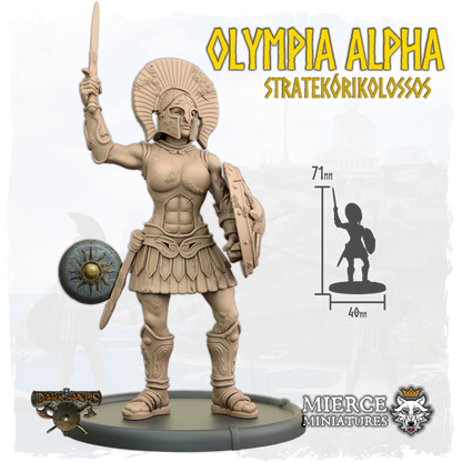 Olympia Alpha, Stratekórikolossos
