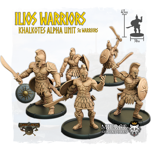 Ilios Warriors, Khalkotes Alpha of Ilios Unit (5x warriors)