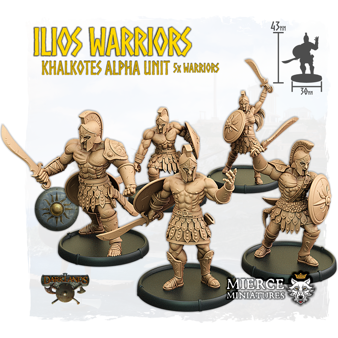 Ilios Warriors, Khalkotes Alpha of Ilios Unit (5x warriors)