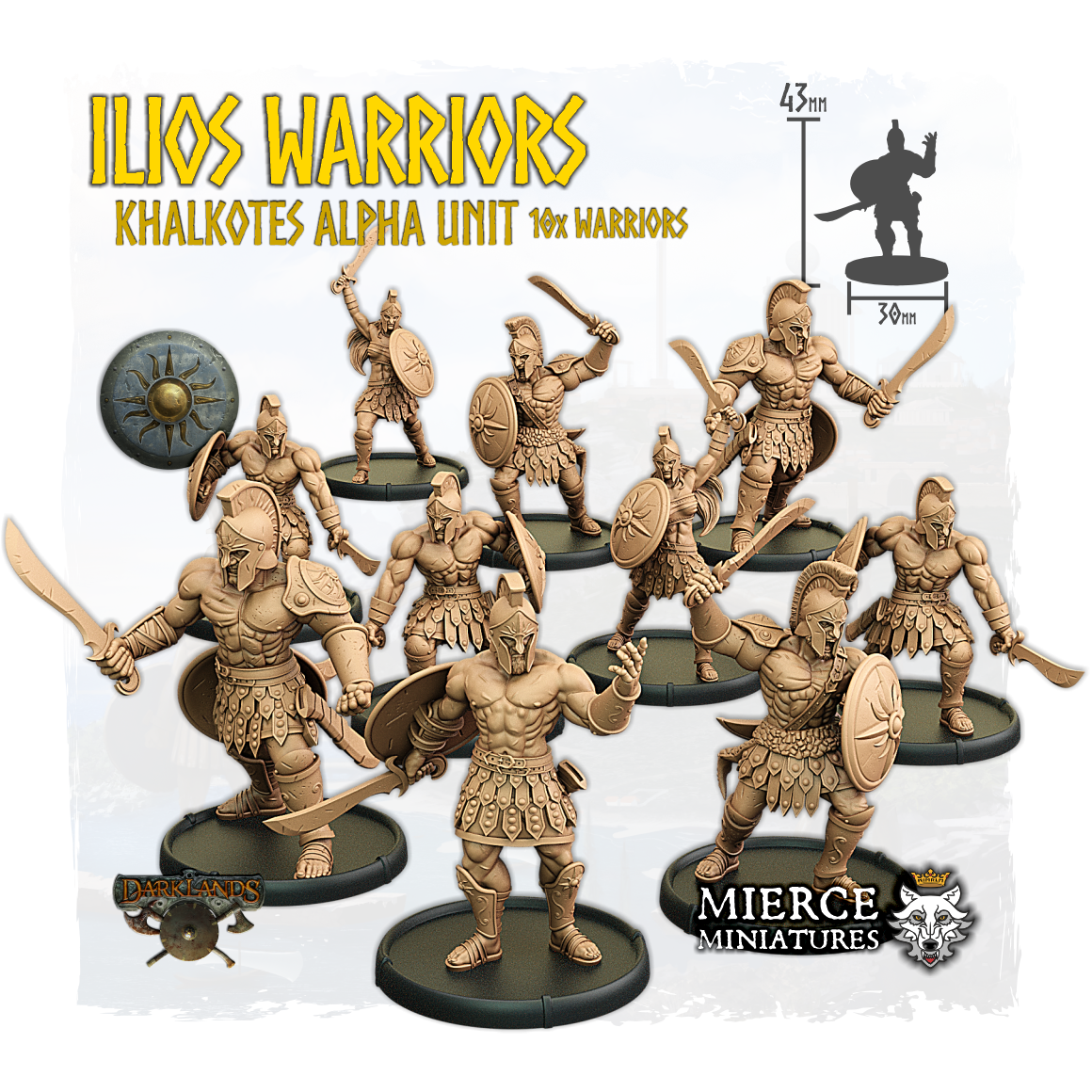 Ilios Warriors, Khalkotes Alpha of Ilios Unit (10x warriors)