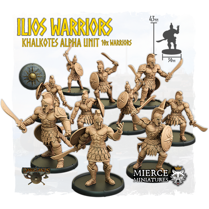 Ilios Warriors, Khalkotes Alpha of Ilios Unit (10x warriors)