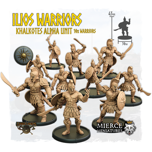 Ilios Warriors, Khalkotes Alpha of Ilios Unit (10x warriors)