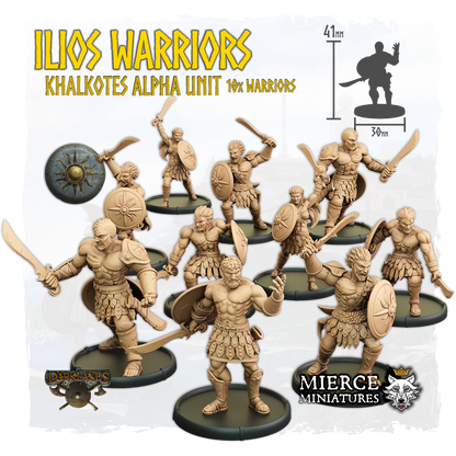 Ilios Warriors, Khalkotes Alpha of Ilios Unit (10x warriors)
