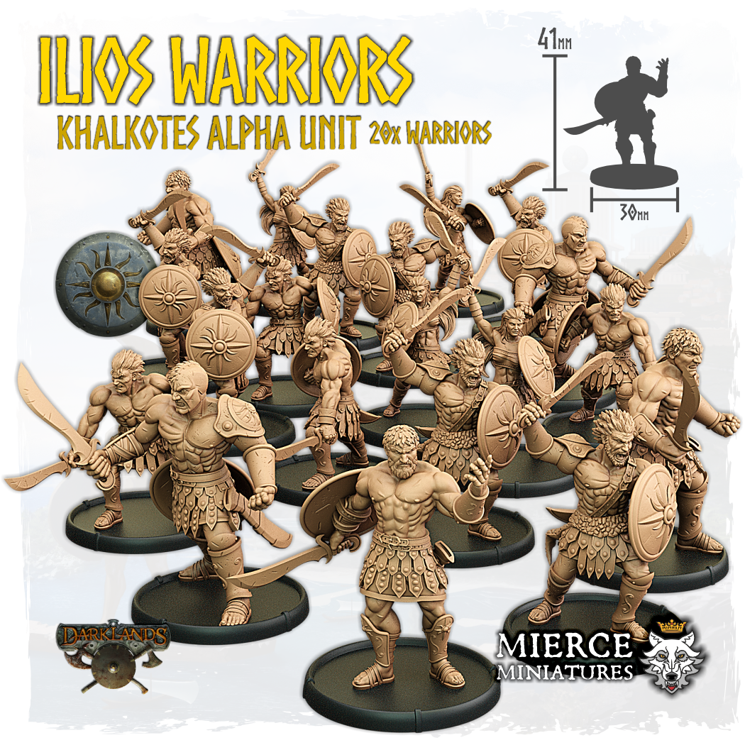 Ilios Warriors, Khalkotes Alpha of Ilios Unit (20x warriors)
