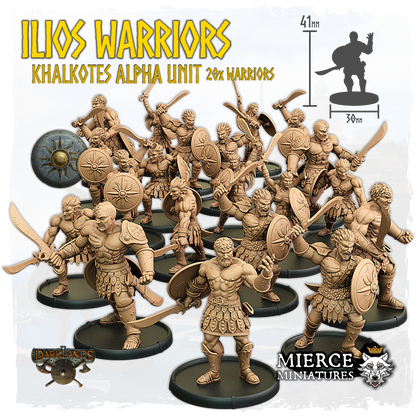 Ilios Warriors, Khalkotes Alpha of Ilios Unit (20x warriors)