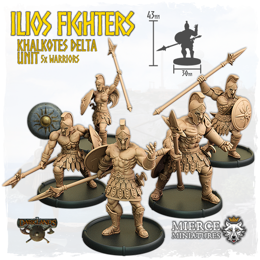 Ilios Fighters, Khalkotes Delta of Ilios Unit (5x warriors)