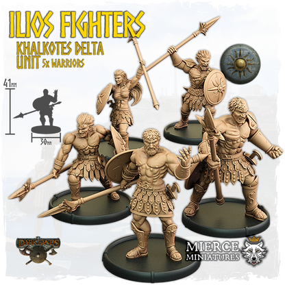 Ilios Fighters, Khalkotes Delta of Ilios Unit (5x warriors)