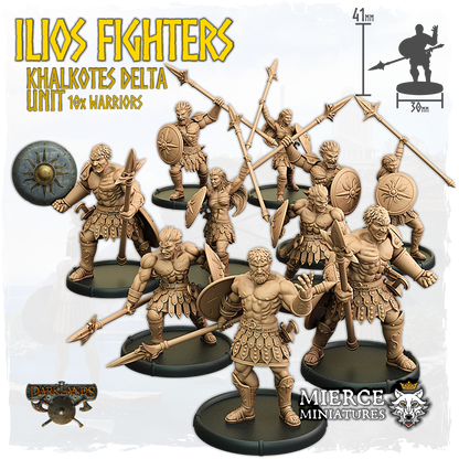 Ilios Fighters, Khalkotes Delta of Ilios Unit (10x warriors)
