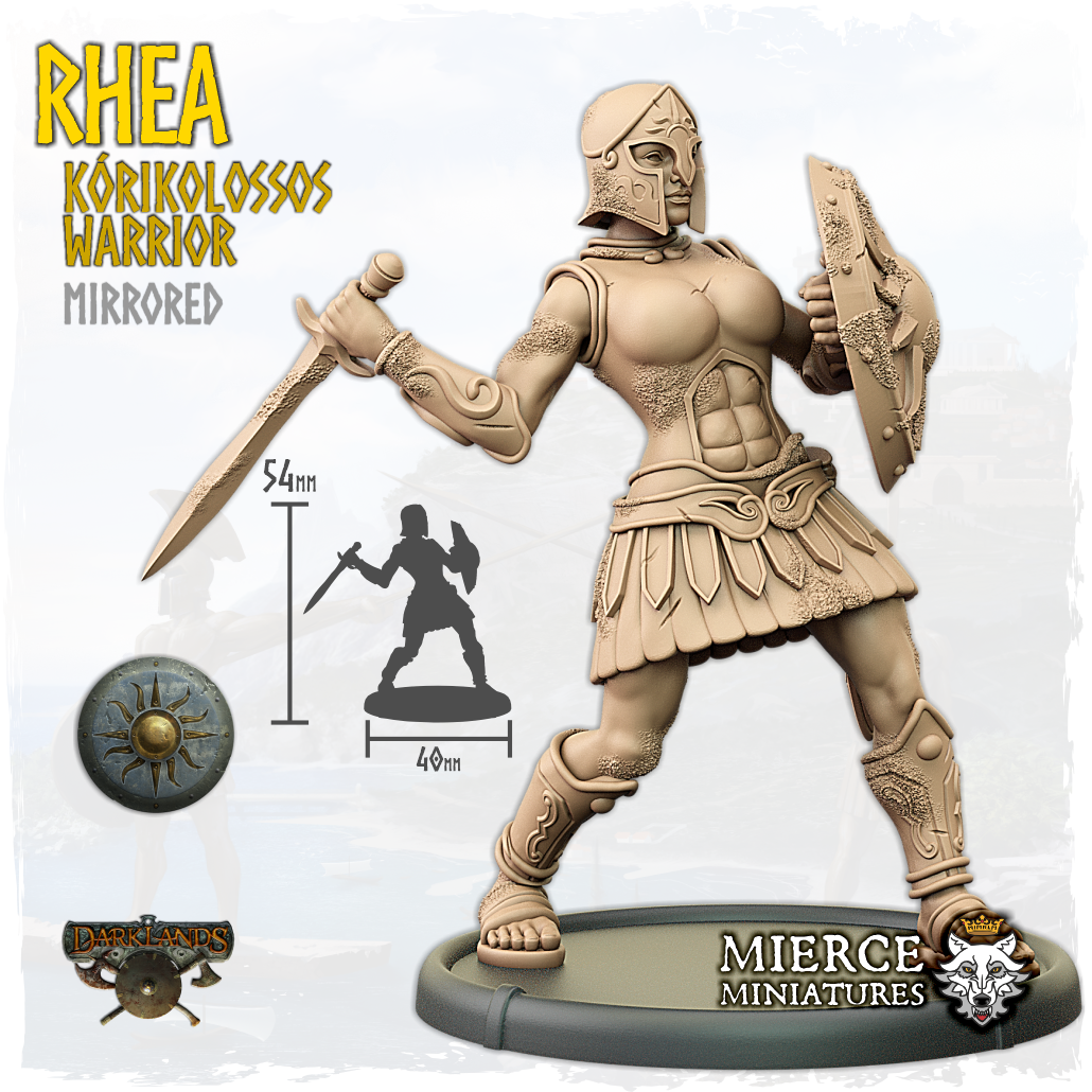 Rhea, Kórikolossos Alpha Warrior