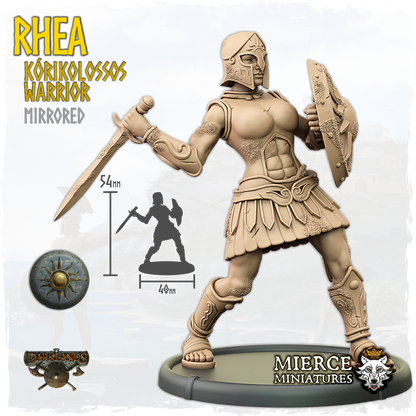 Rhea, Kórikolossos Alpha Warrior