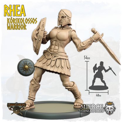 Rhea, Kórikolossos Alpha Warrior