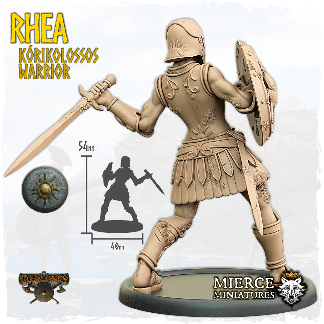 Rhea, Kórikolossos Alpha Warrior