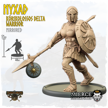 Nyxad, Kórikolossos Delta Warrior