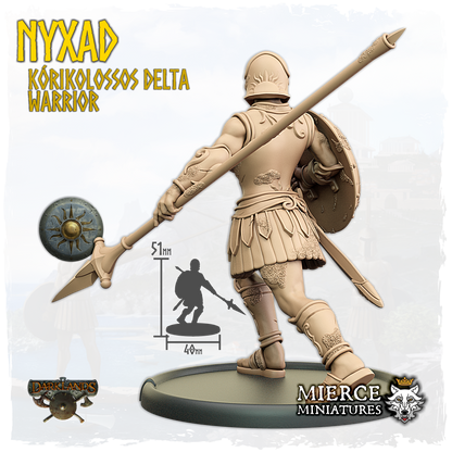 Nyxad, Kórikolossos Delta Warrior