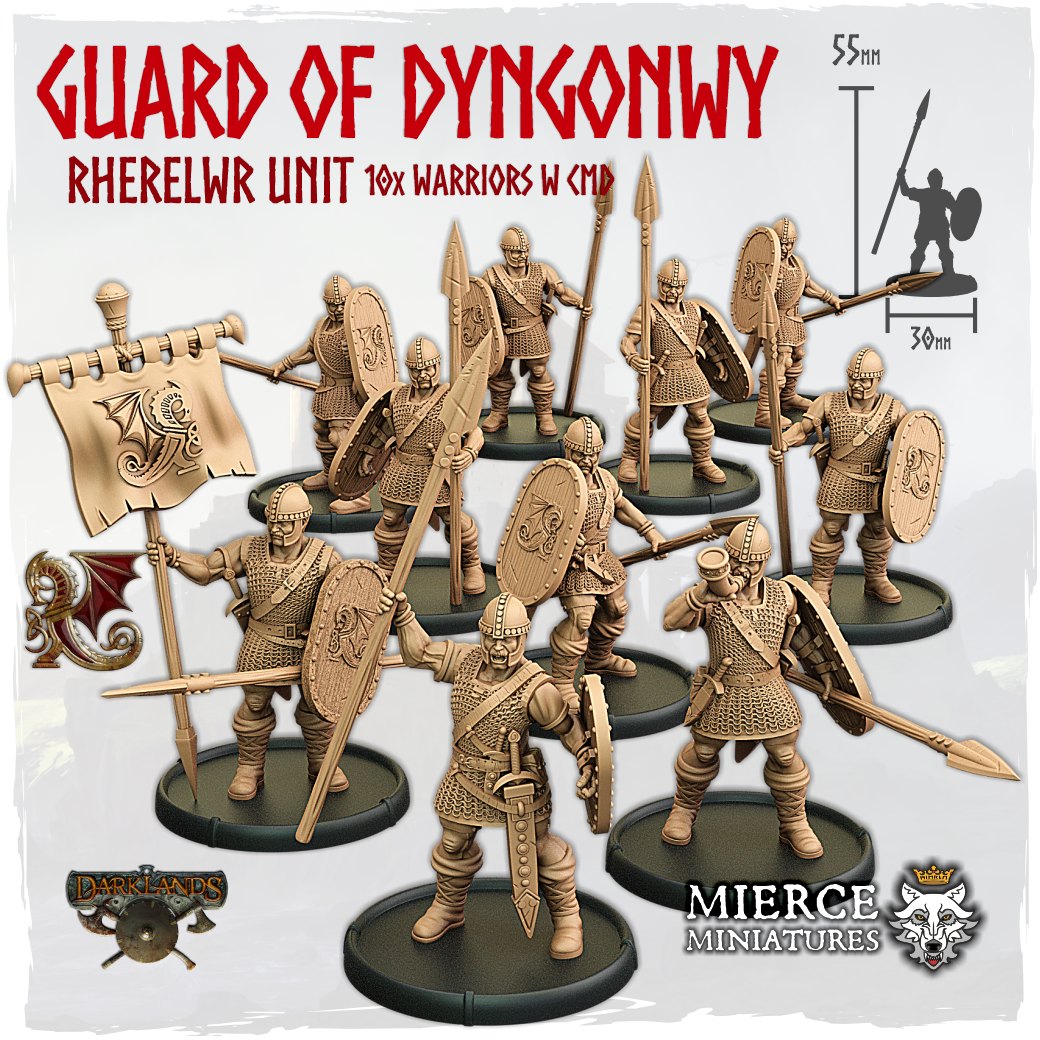 Guard of Dyngonwy, Rherelwr Unit (10x warriors w cmd)