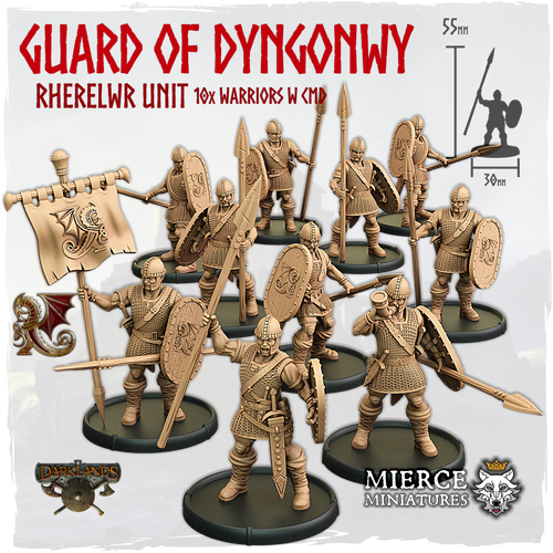 Guard of Dyngonwy, Rherelwr Unit (10x warriors w cmd)