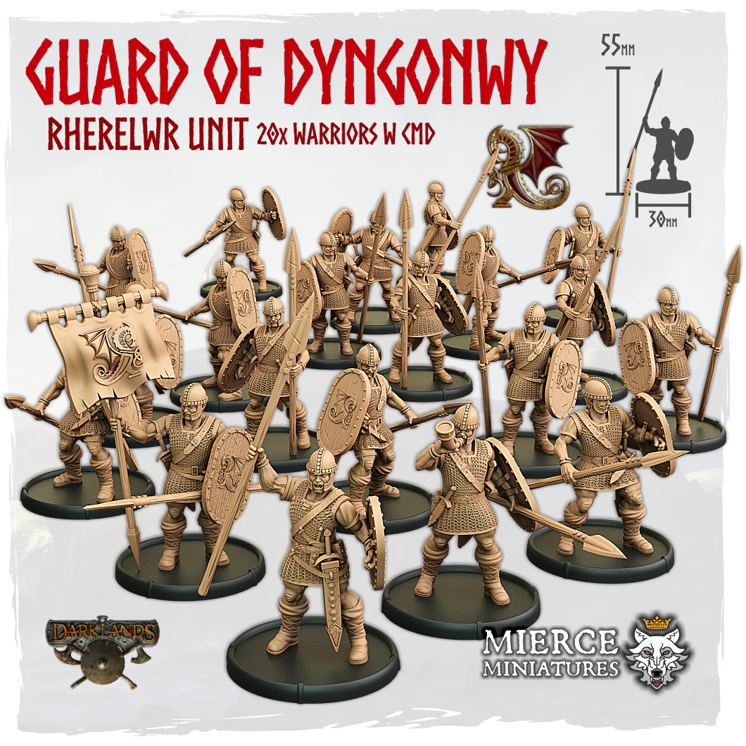 Guard of Dyngonwy, Rherelwr Unit (20x warriors w cmd)