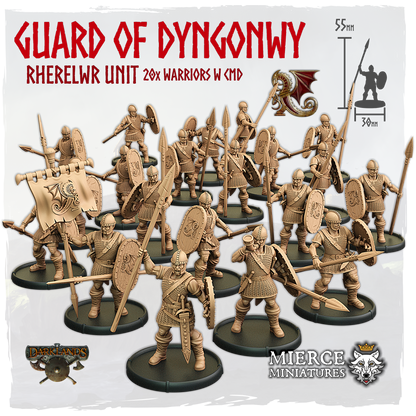 Guard of Dyngonwy, Rherelwr Unit (20x warriors w cmd)