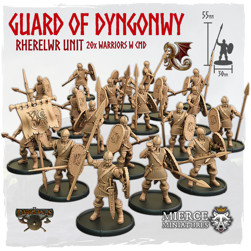 Guard of Dyngonwy, Rherelwr Unit (20x warriors w cmd)