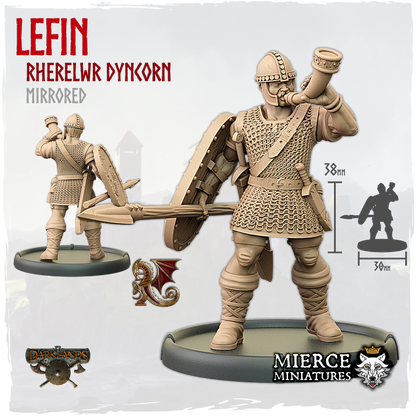 Lefin, Rherelwr Dyncorn