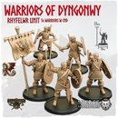 Warriors of Dyngonwy, Rhyfelwr Unit (5x warriors w cmd)
