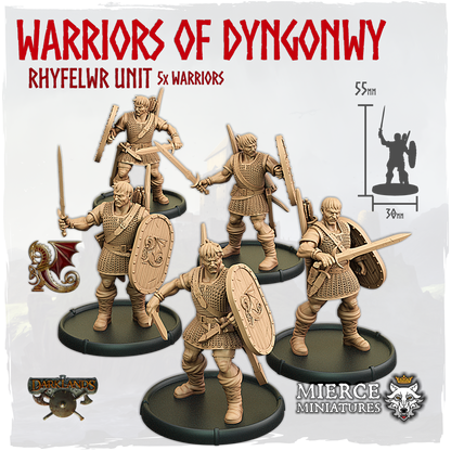 Warriors of Dyngonwy, Rhyfelwr Unit (5x warriors)