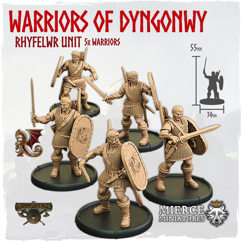 Warriors of Dyngonwy, Rhyfelwr Unit (5x warriors)
