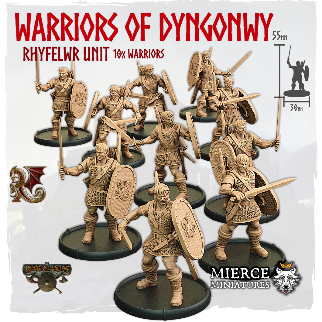 Warriors of Dyngonwy, Rhyfelwr Unit (10x warriors)