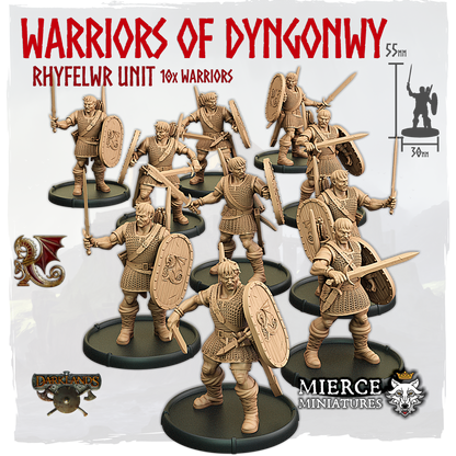 Warriors of Dyngonwy, Rhyfelwr Unit (10x warriors)