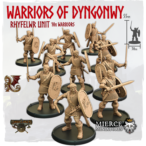 Warriors of Dyngonwy, Rhyfelwr Unit (10x warriors)