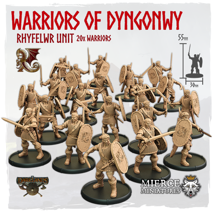 Warriors of Dyngonwy, Rhyfelwr Unit (20x warriors)