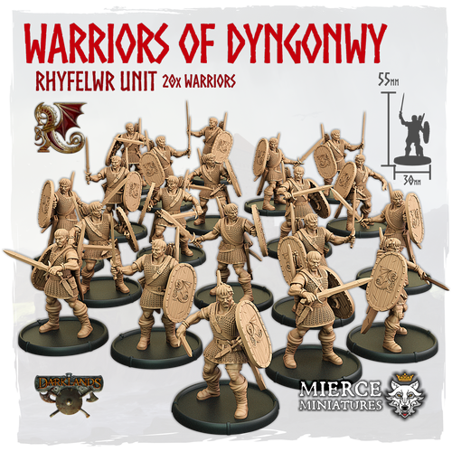Warriors of Dyngonwy, Rhyfelwr Unit (20x warriors)