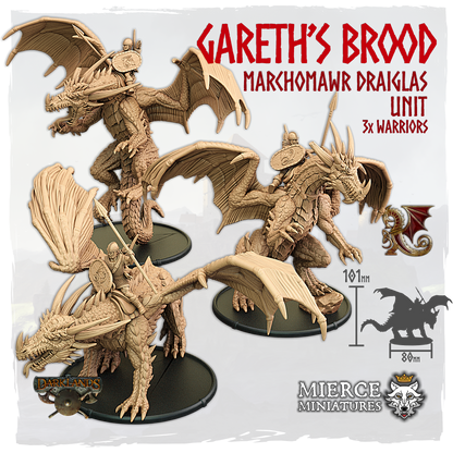 Gareth's Brood, Marchomawr Draiglas Unit (3x warriors)