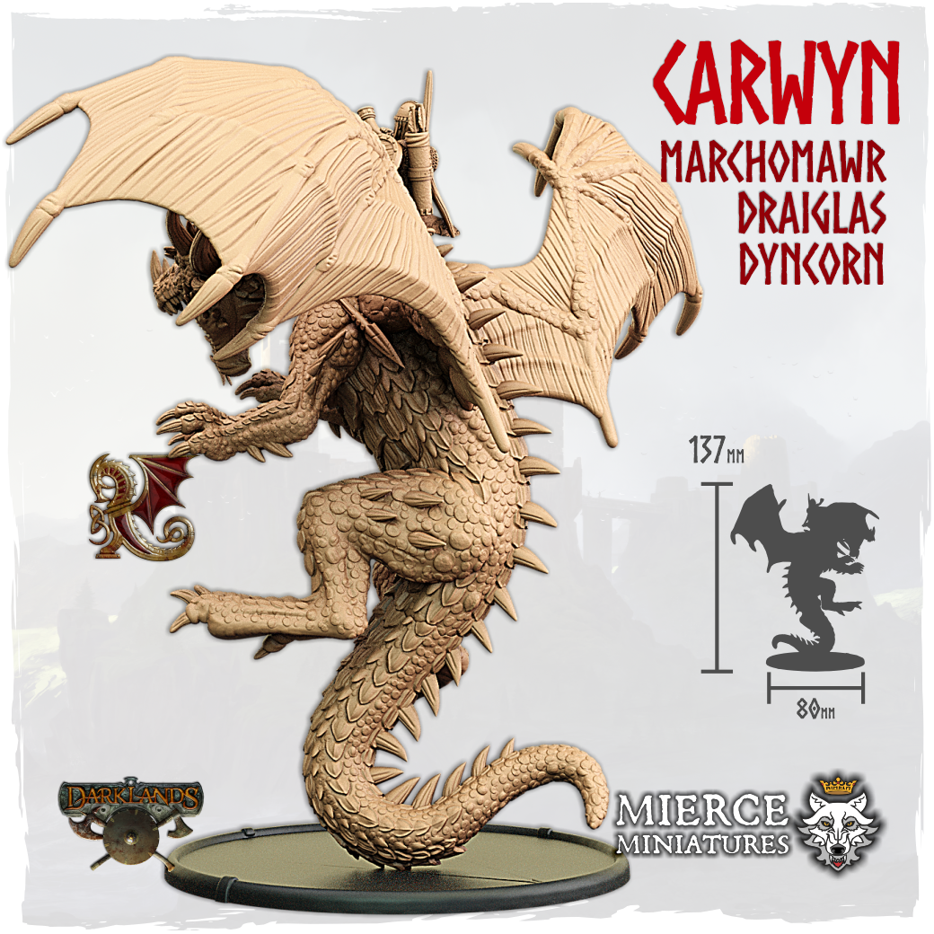 Carwyn, Marchomawr Draiglas Dyncorn