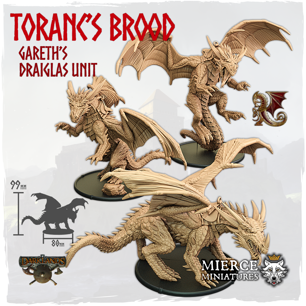 Toranc's Brood, Gareth's Draiglas Unit (3x warriors)