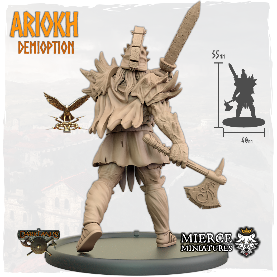 Ariokh, Demioption on Foot