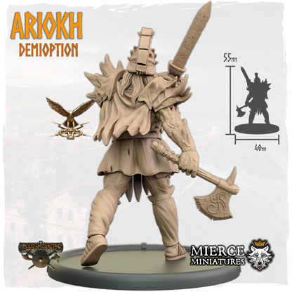 Ariokh, Demioption on Foot