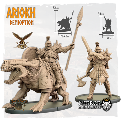 Ariokh, Demioption on Foot and on Canisinferni
