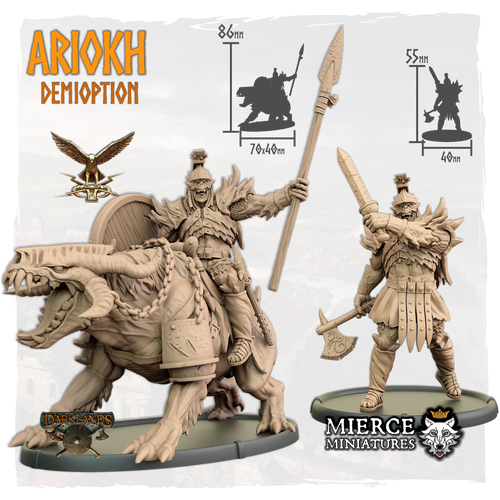 Ariokh, Demioption on Foot and on Canisinferni
