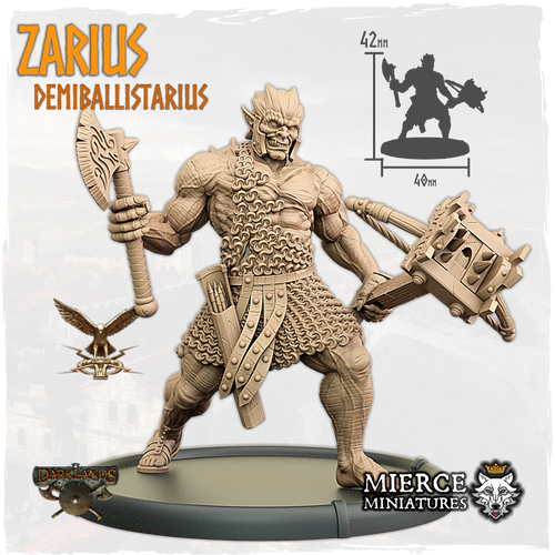 Zarius, Demiballistarius