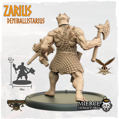 Zarius, Demiballistarius