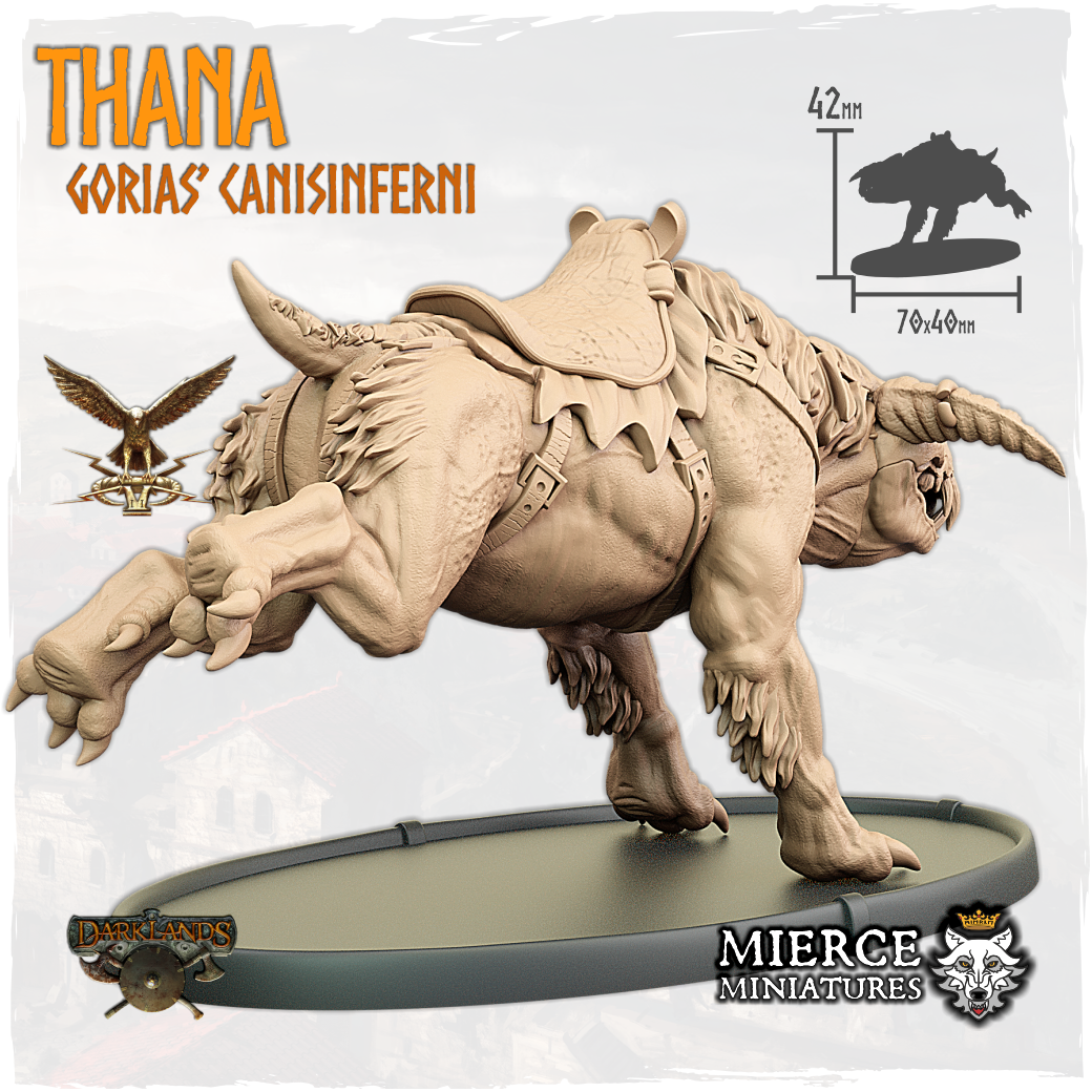 Thana, Gorias' Canisinferni