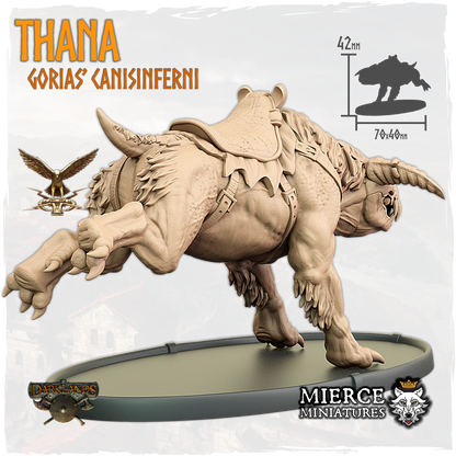 Thana, Gorias' Canisinferni