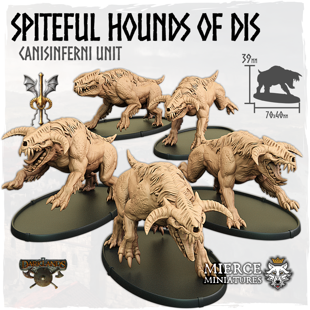 Spiteful Hounds of Dis, Canisinferni Unit (5x warriors)