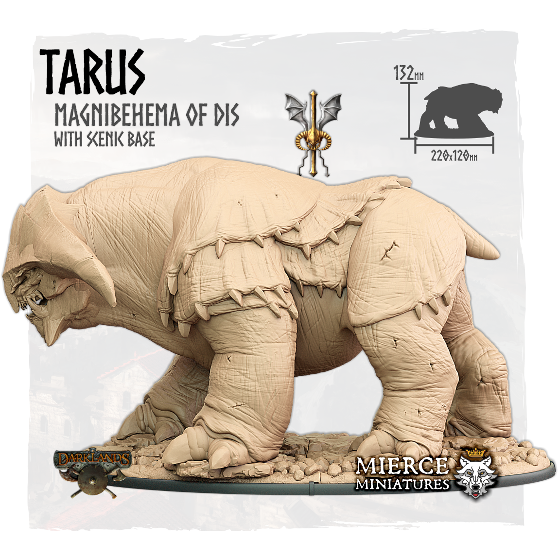 Tarus, Magnibehema of Dis with Scenic Base