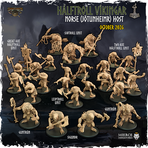 Hálftroll Víkingar Norse (Jötunheimr) Battle Host