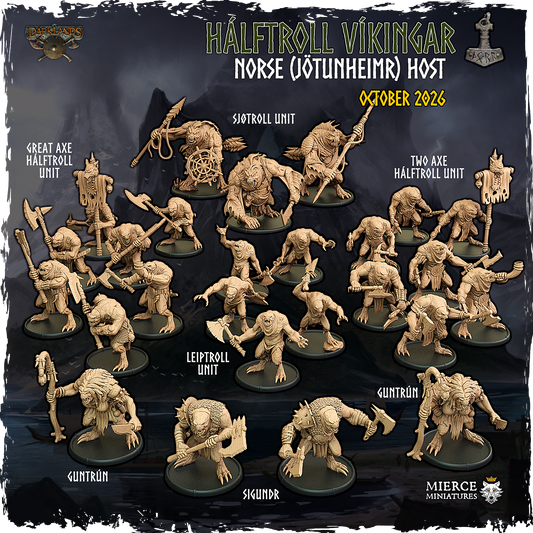 Hálftroll Víkingar Norse (Jötunheimr) Battle Host