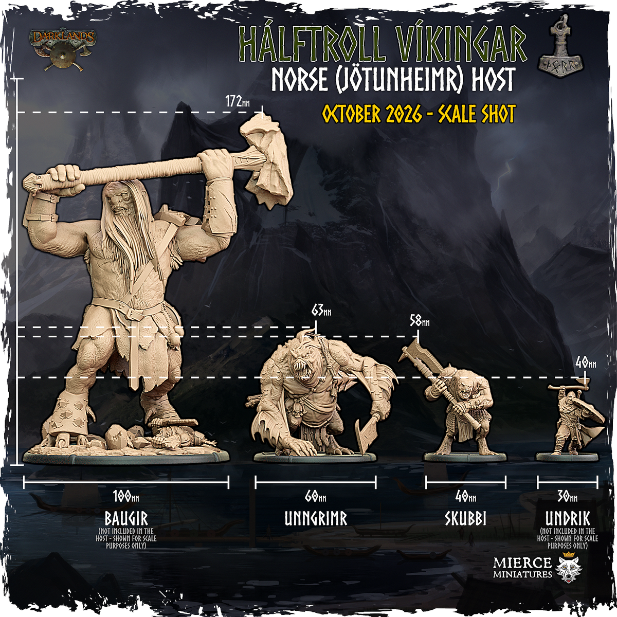 Hálftroll Víkingar Norse (Jötunheimr) Battle Host