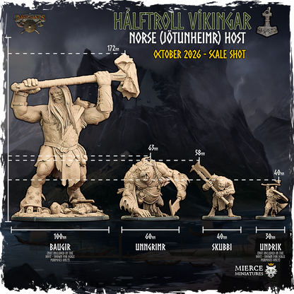Hálftroll Víkingar Norse (Jötunheimr) Battle Host