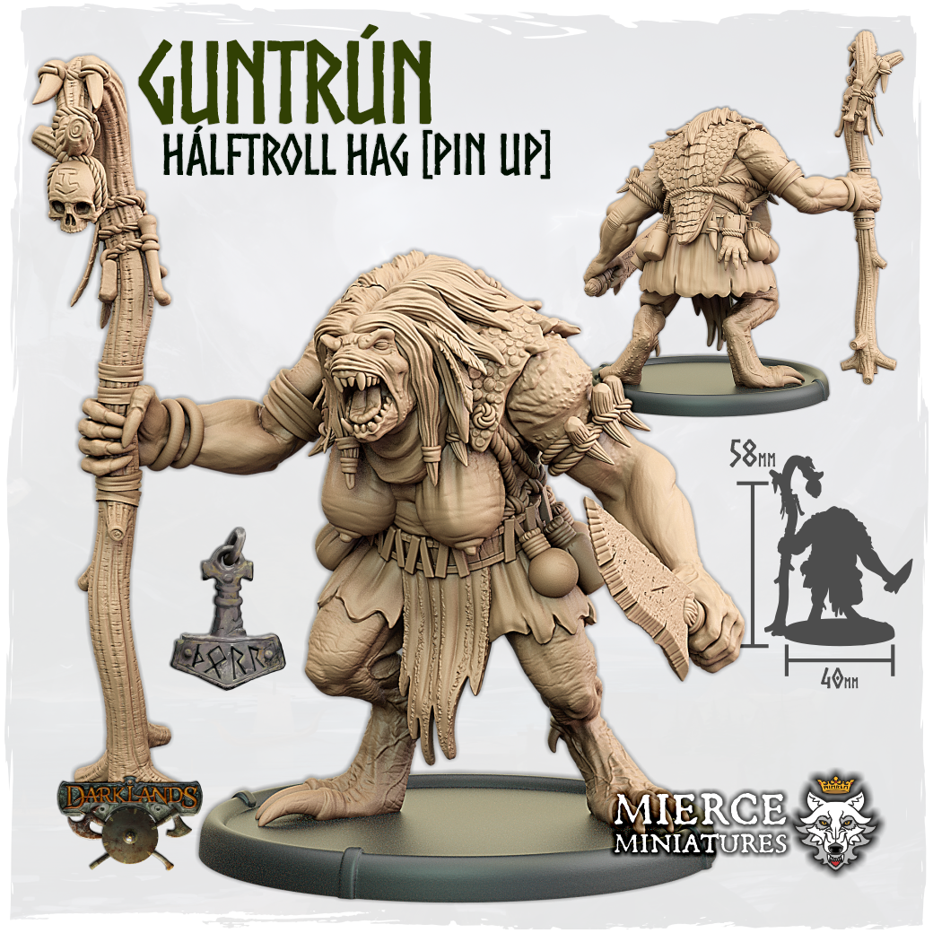 Guntrún, Hálftroll Hag [Pin Up]